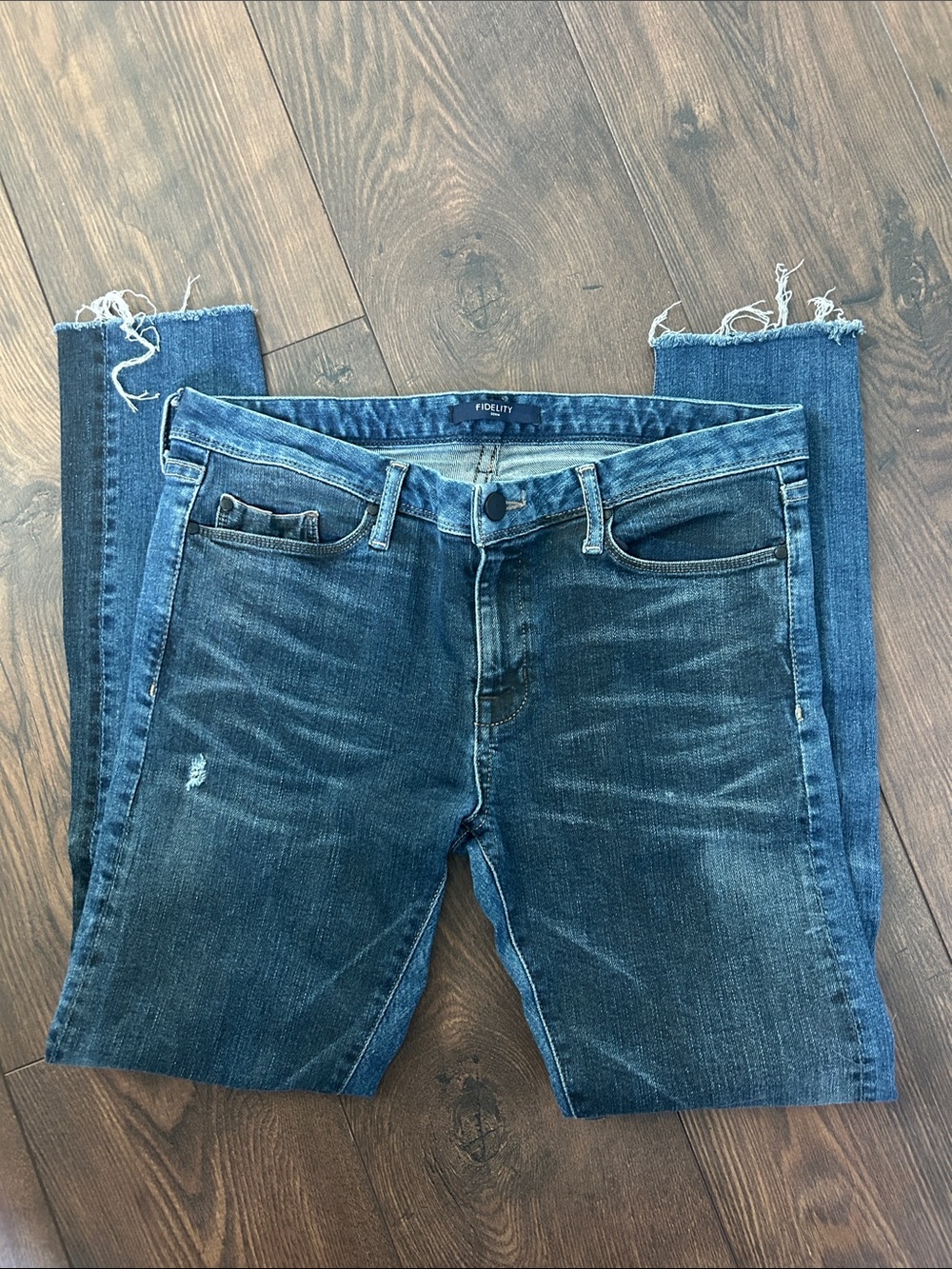 Fidelity Slim Women’s Jeans in Dark Blue Wash